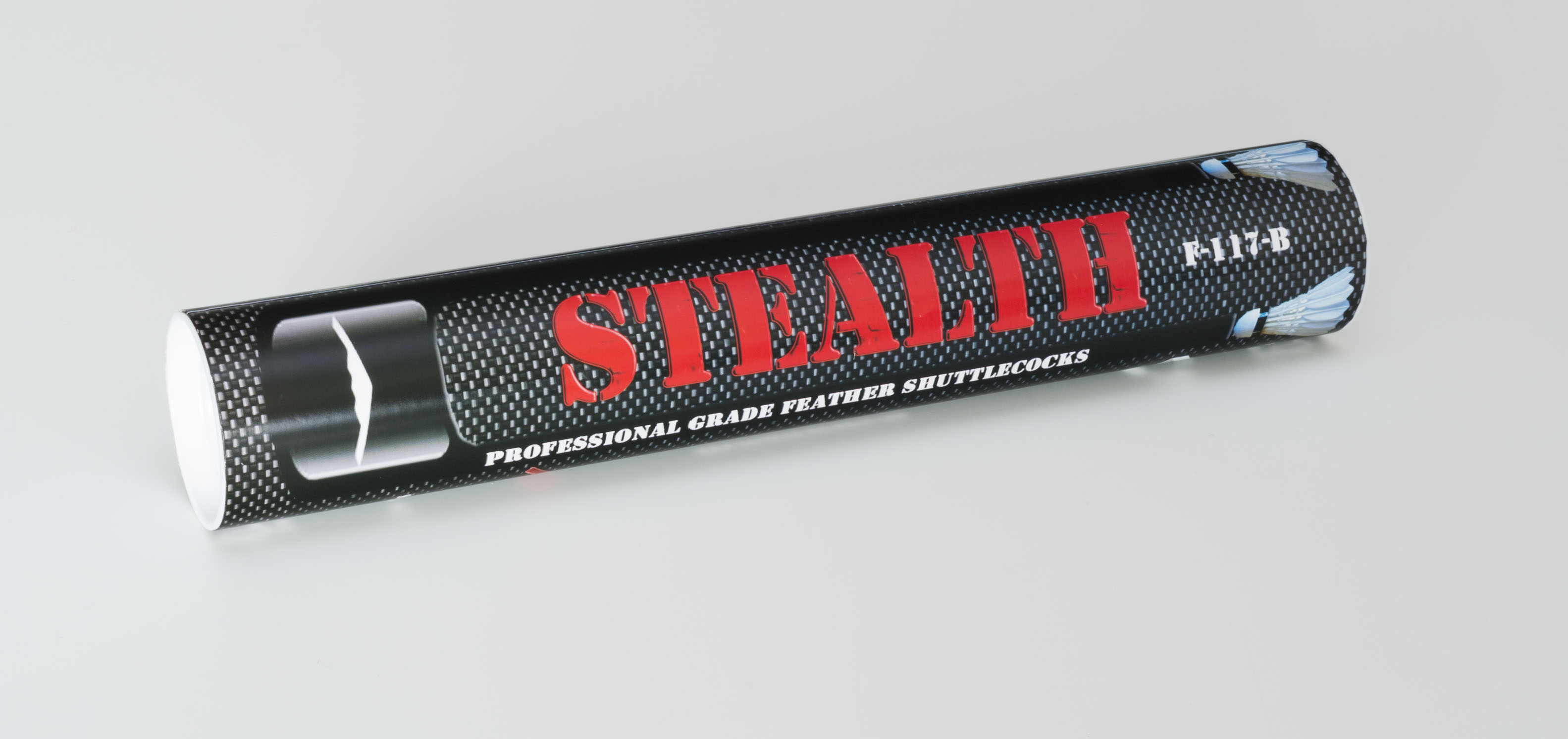 Stealth badminton shuttles
